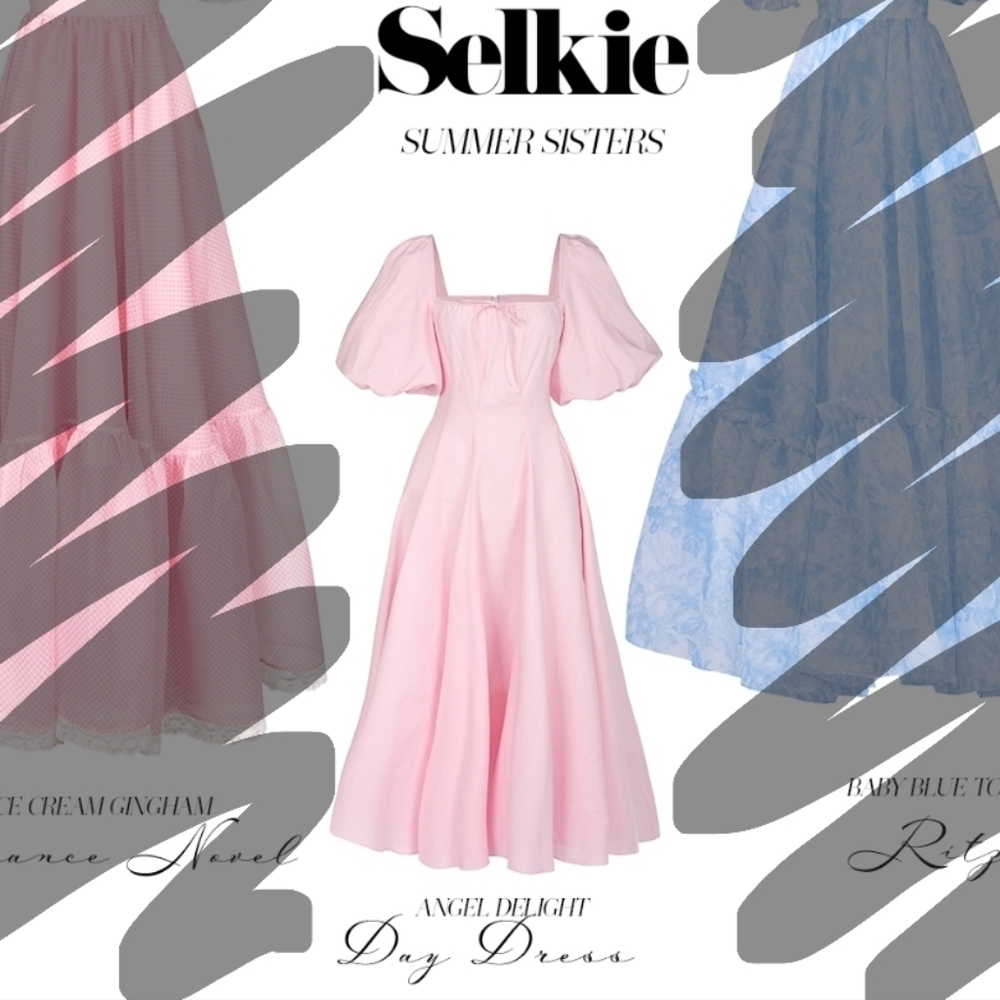 Selkie Angel Delight Pink Day Dress 2X Old Size Chart (More Like 1X)